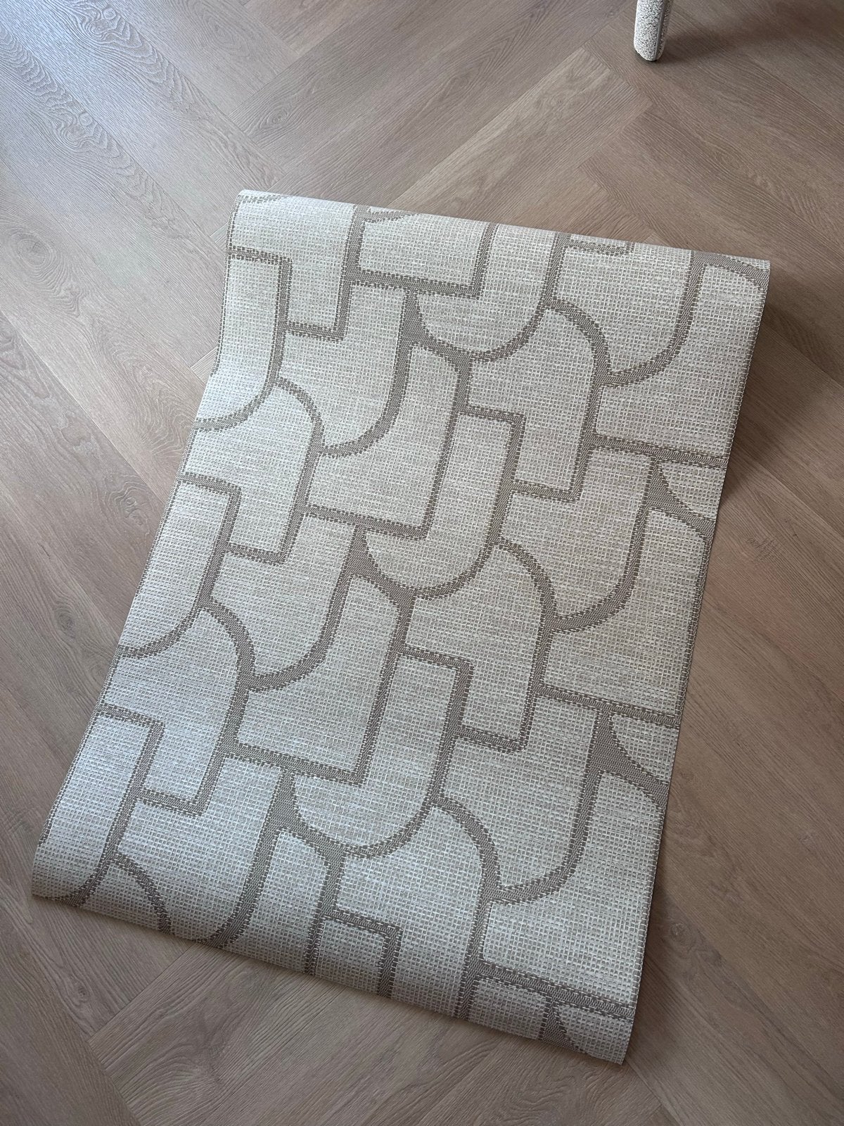 Behang Arte beige 4,5 meter!, Ophalen, Overige merken, Beige, Geometrisch