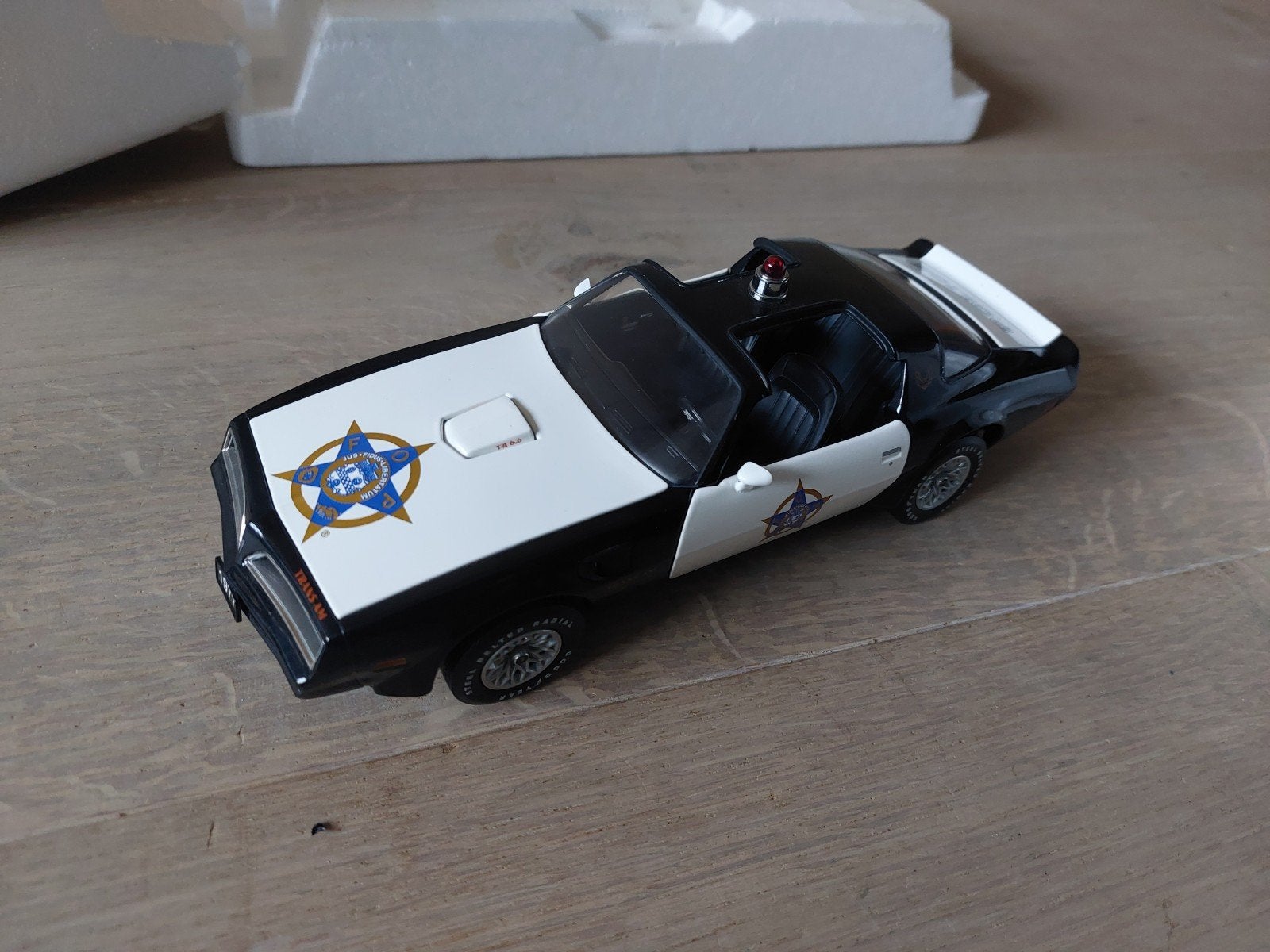 Franklin Mint 1977 Pontiac trans am Politiewagen, Ophalen of Verzenden, Nieuw, Auto, Overige merken