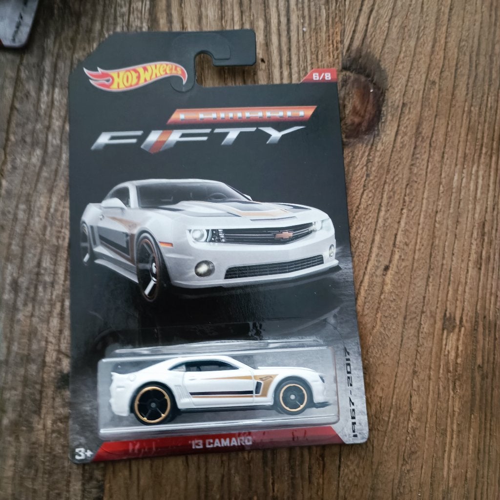 Hot Wheels Camaro Fifty 13 Camaro White wit ST-D, Ophalen of Verzenden, Nieuw, Auto