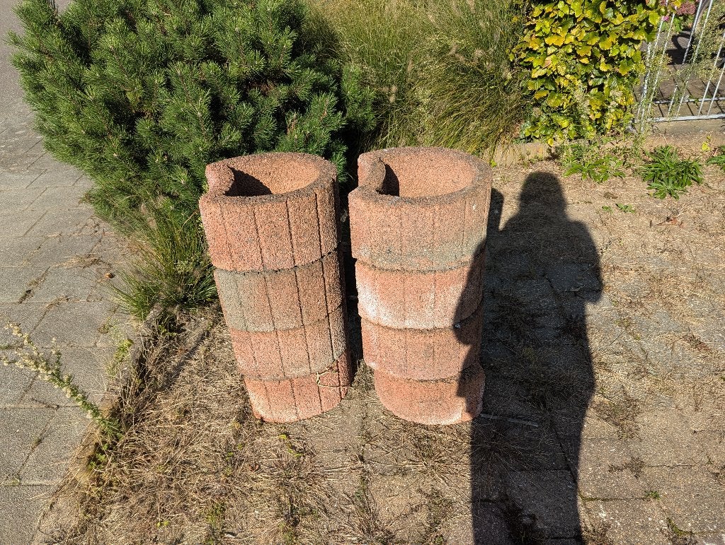 Bloembakken beton, Ophalen, Gebruikt, Minder dan 30 cm, Minder dan 60 cm