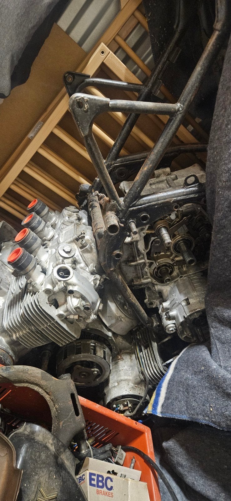 Onderdelen Honda CB 550 F2 Supersport + Rijdend project, Motoren, Ophalen of Verzenden