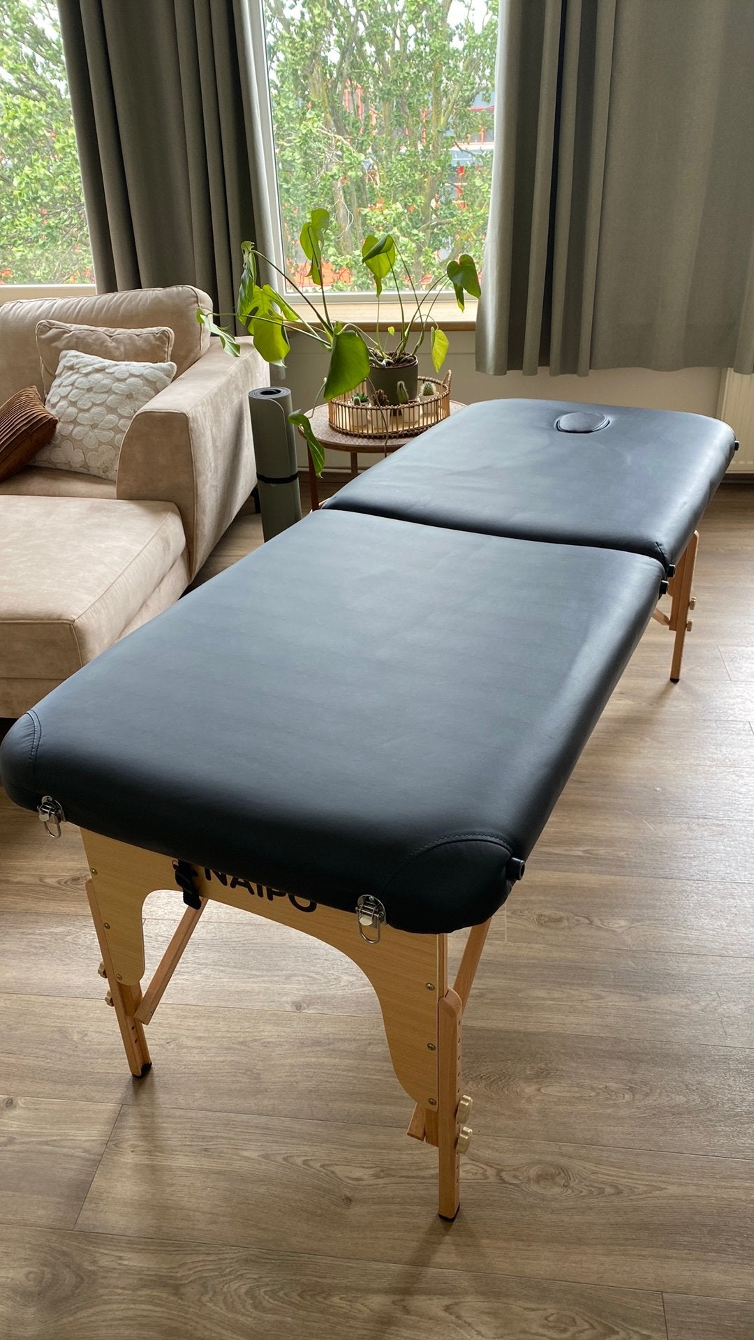 behandeltafel, Sport en Fitness, Ophalen, Zo goed als nieuw, Massagetafel