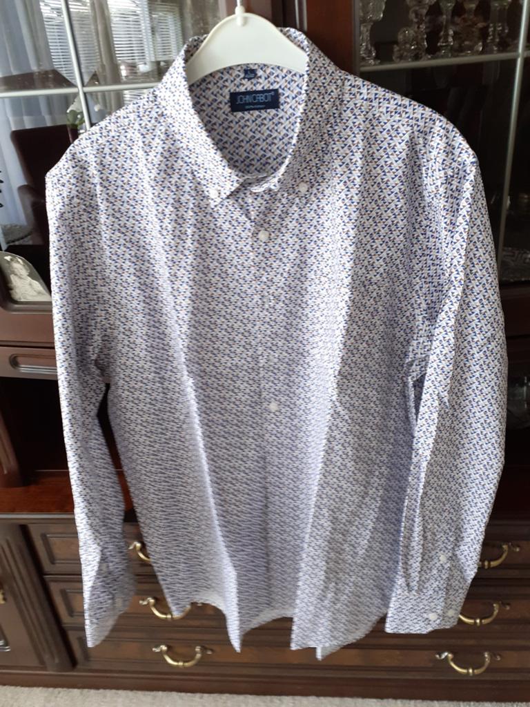 Mooi nieuw heren overhemd 100 ,% katoen, Ophalen of Verzenden, Nieuw, Blauw, Halswijdte 43/44 (XL)