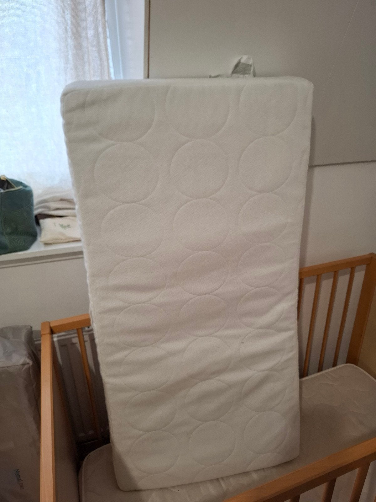 Matras Ledikant 60x120 cm, 11 cm dik, Ophalen, Zo goed als nieuw, Matras, Eenpersoons