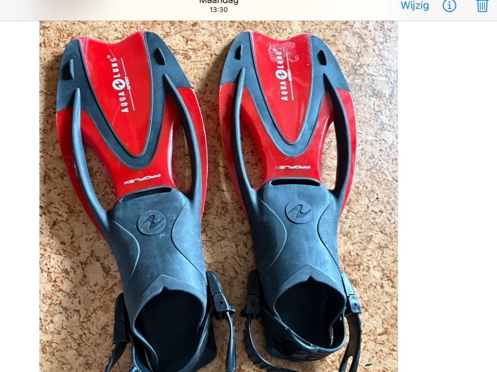 Zwem Flippers, Watersport en Boten, Ophalen of Verzenden, Gebruikt, Overige