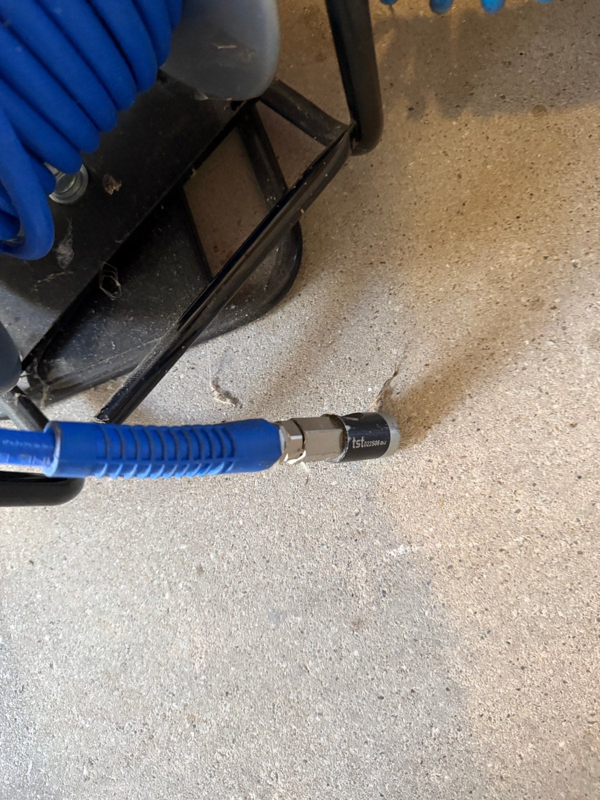 Luchthaspel voor compressor - verleng je slang, Doe-het-zelf en Verbouw, Compressors, Ophalen, Gebruikt