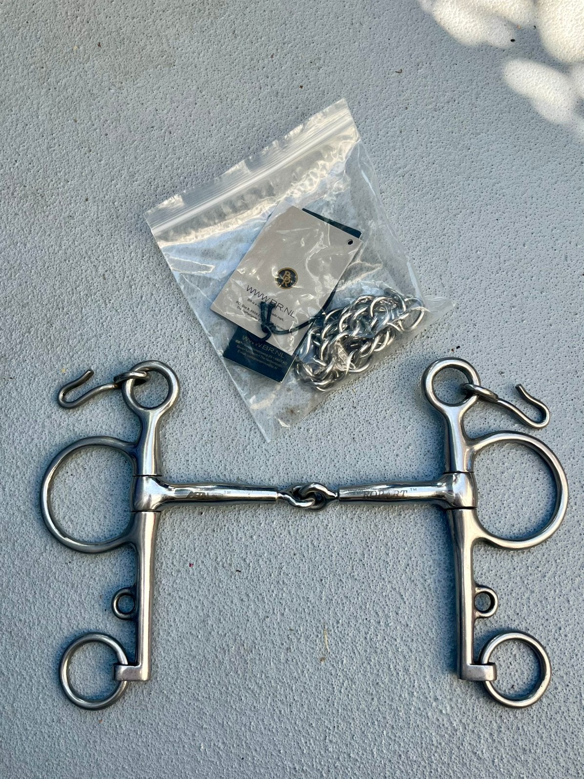 Metalab Robart enkel gebroken Pelham bit., Ophalen of Verzenden, Gebruikt