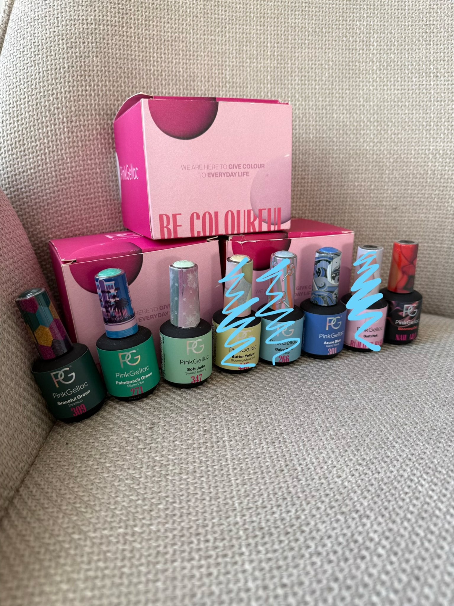 Pink Gellac Nagellak Set - Diverse Kleuren, Ophalen of Verzenden, Nieuw, Overige typen