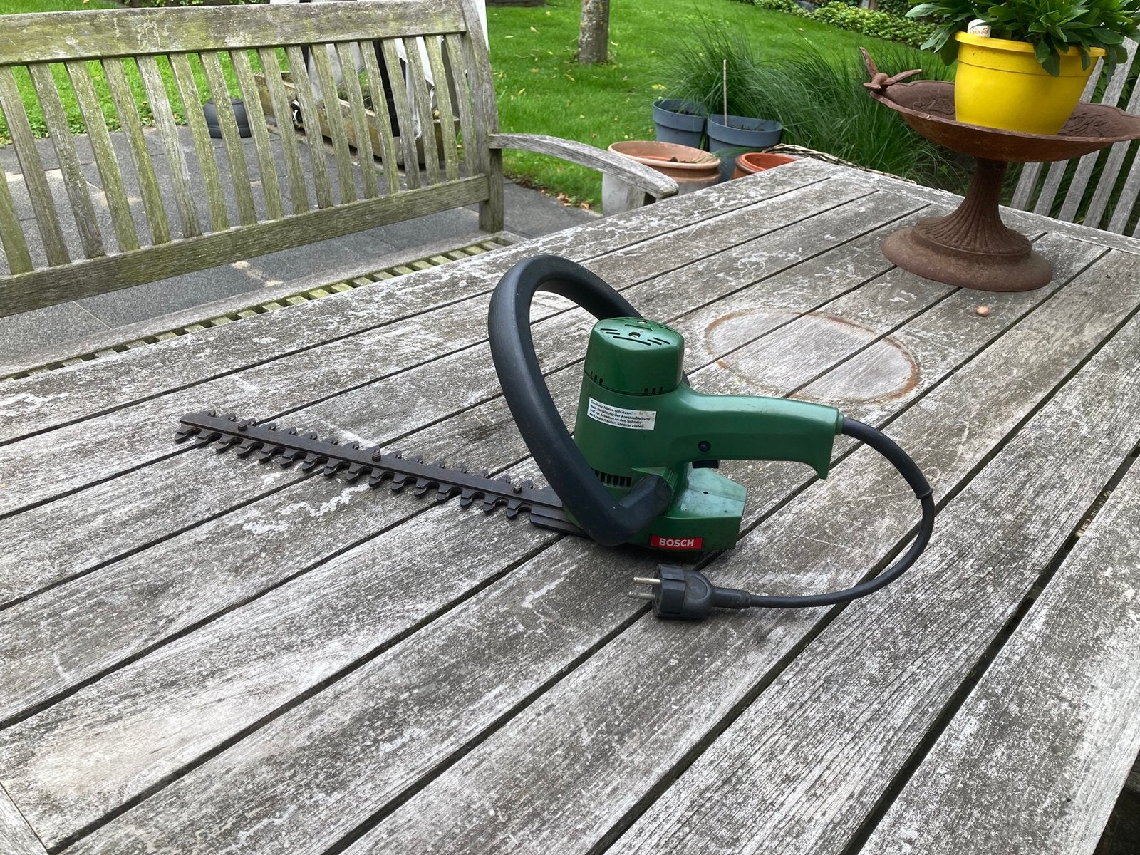 Electrische heggeschaar Bosch, Ophalen, Gebruikt, Elektrisch