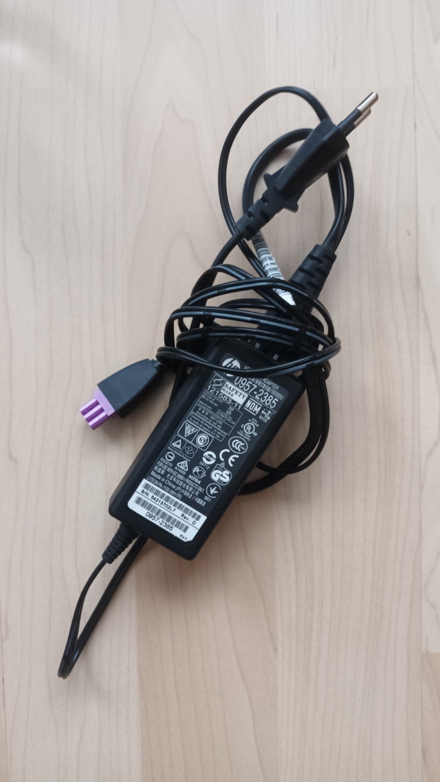 Adapter printer origineel. Hp 22v 455ma., Ophalen