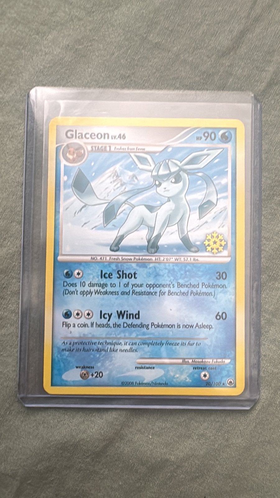 Glaceon (snowflake stamp), Ophalen of Verzenden, Zo goed als nieuw