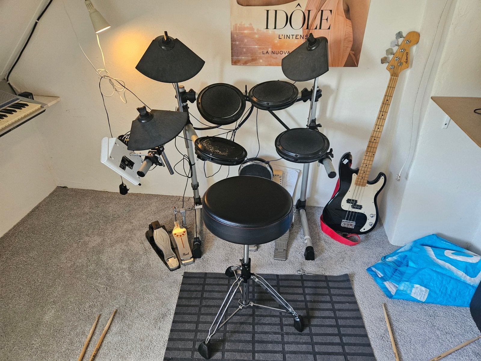 Millenium E-Drumkit, Muziek en Instrumenten, Drumstellen en Slagwerk, Ophalen of Verzenden, Pearl