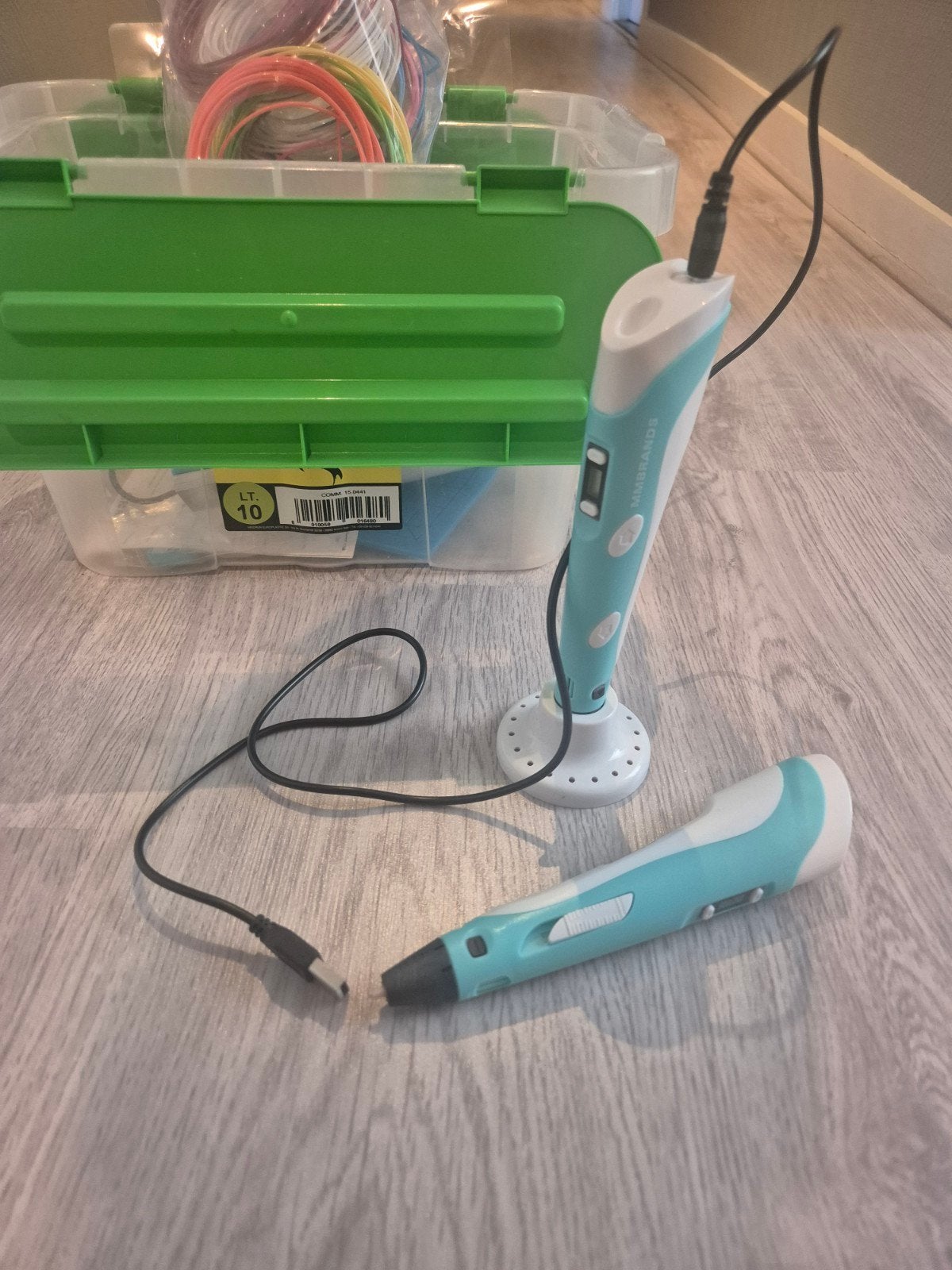 3D Pen Set met Diverse Filamenten en Accessoires, Hobby en Vrije tijd, Gebruikt, Meerkleurig, Ophalen of Verzenden, Kunststof