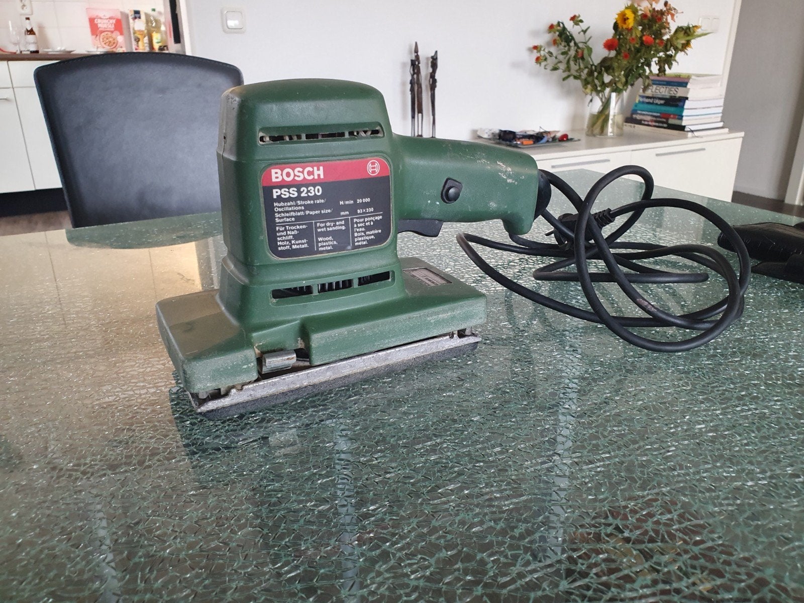 Te koop aangeboden vlakschuurmachine, Ophalen, Minder dan 600 watt, Vlakschuurmachine