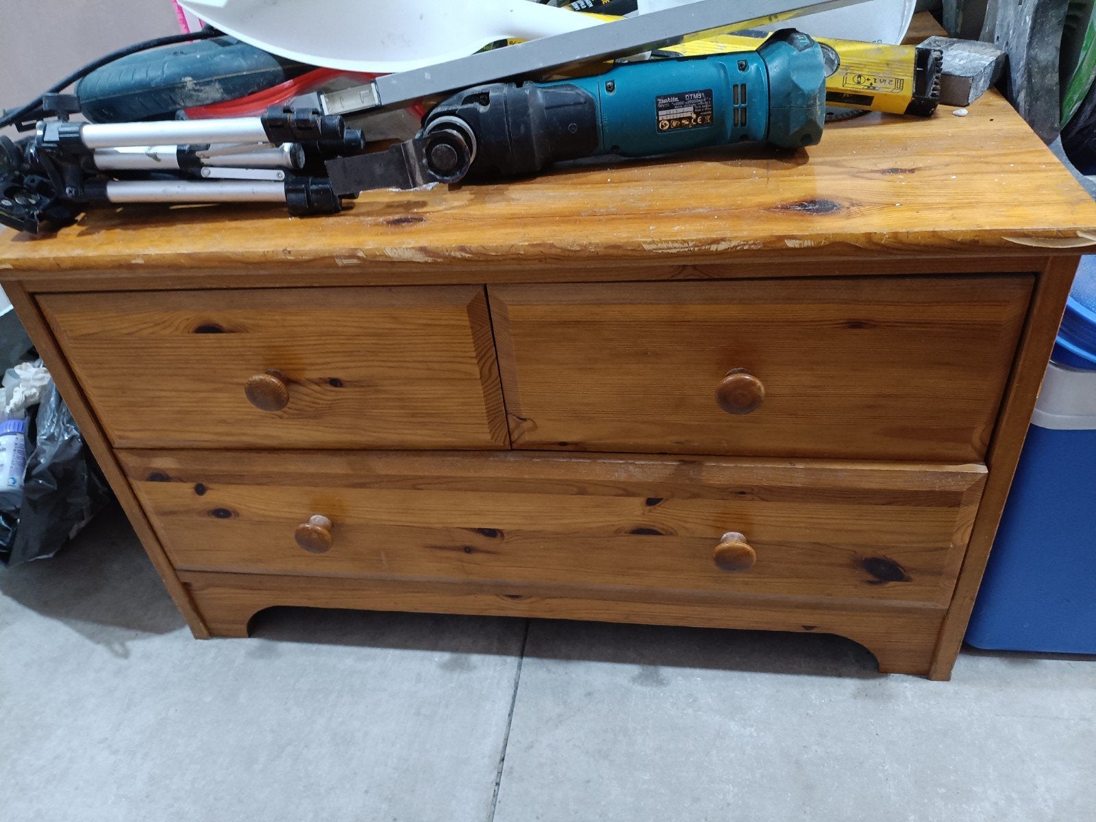 Lage kast met lades, Ophalen, Gebruikt, Minder dan 50 cm