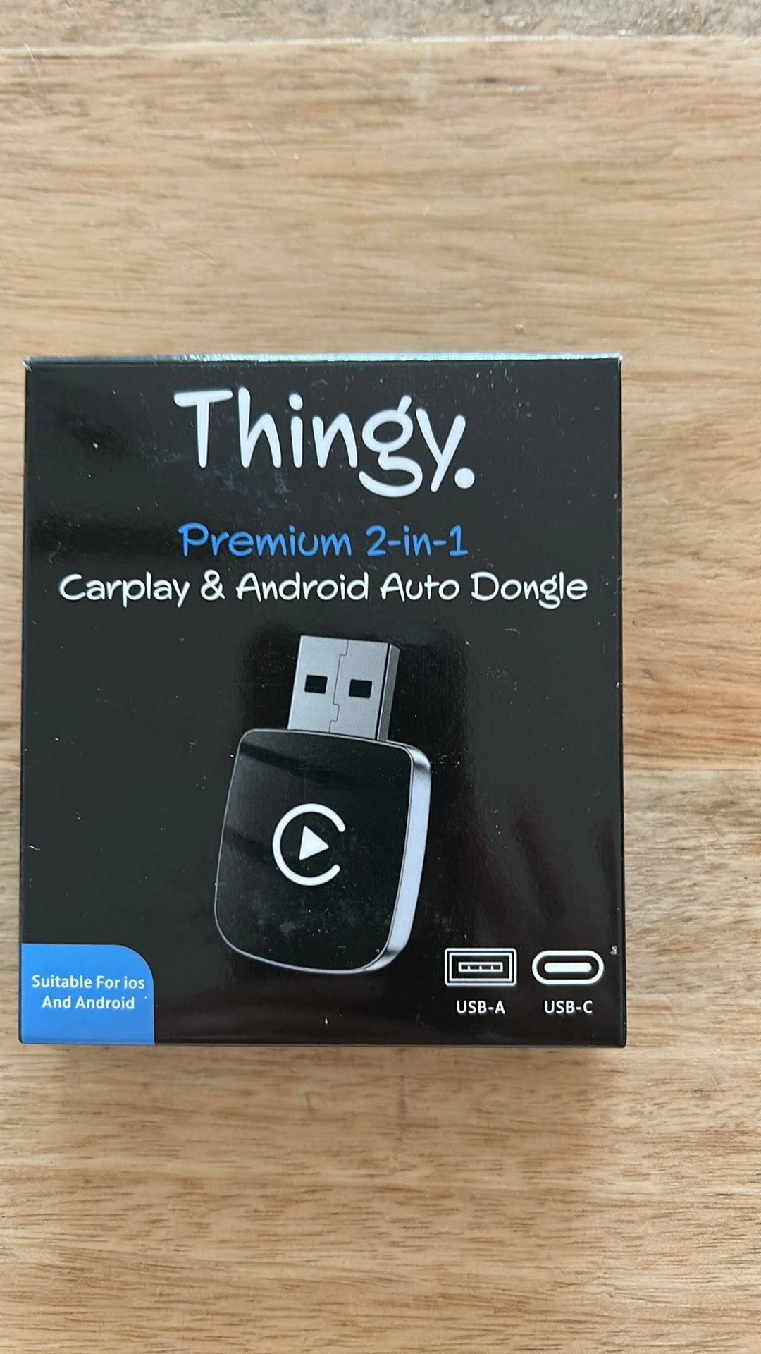 Thingy prenium 2 in 1 dongle | Carplay, Ophalen of Verzenden, Zo goed als nieuw