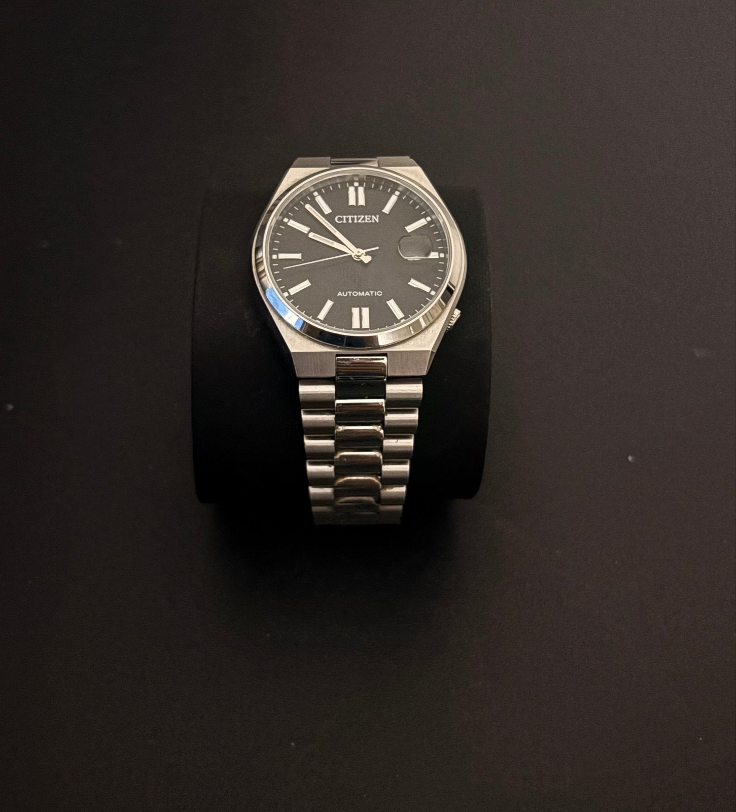 Citizen Tsuyosa Automatic (zwarte wijzerplaat), Ophalen of Verzenden, Gebruikt