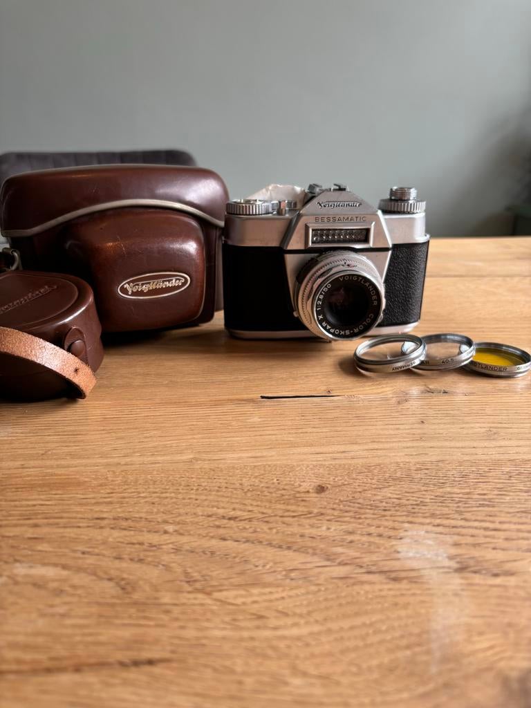 Voigtländer Bessamatic analoge camera, Ophalen of Verzenden, Zo goed als nieuw, Spiegelreflex, Overige Merken
