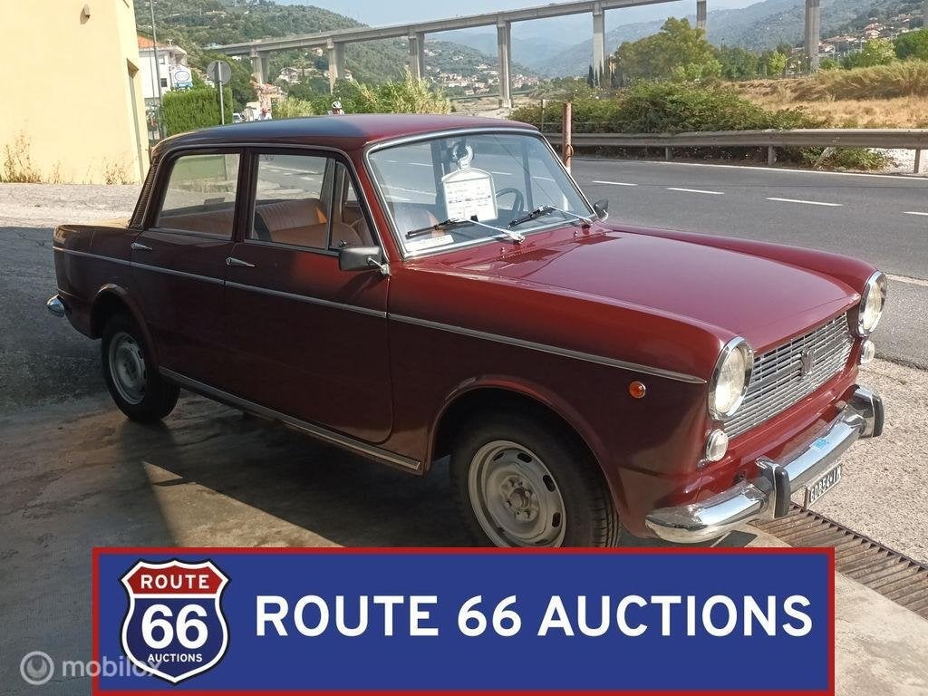 Fiat 1100 R | 1967 | Route 66 Auctions, Overige carrosserieën, Zwart, Bedrijf, Handgeschakeld