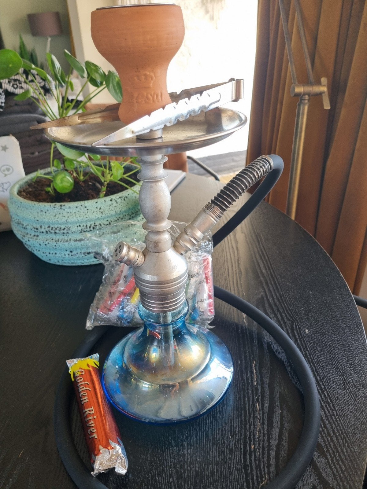 Waterpijp sisha, Ophalen of Verzenden, Zo goed als nieuw, (Water)pijp