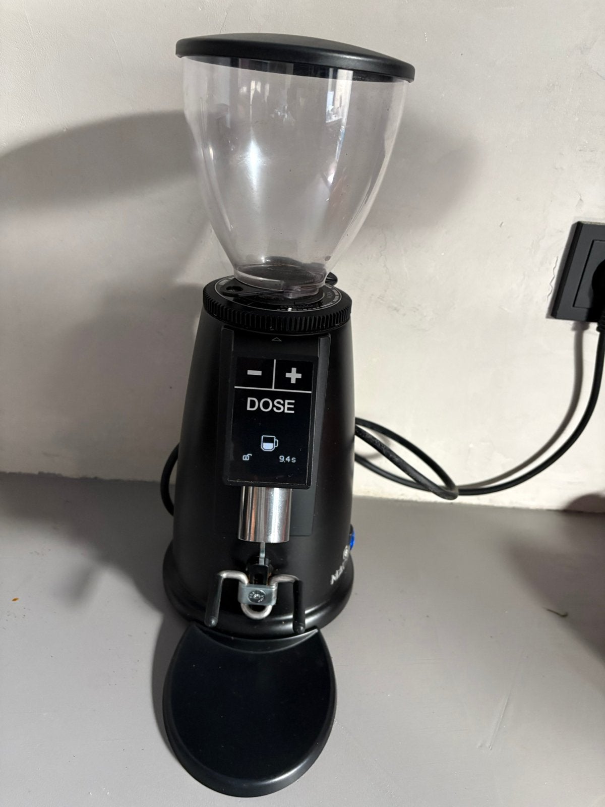Macap M2E koffiemaler / bonenmolen (zwart), Ophalen of Verzenden, Zo goed als nieuw