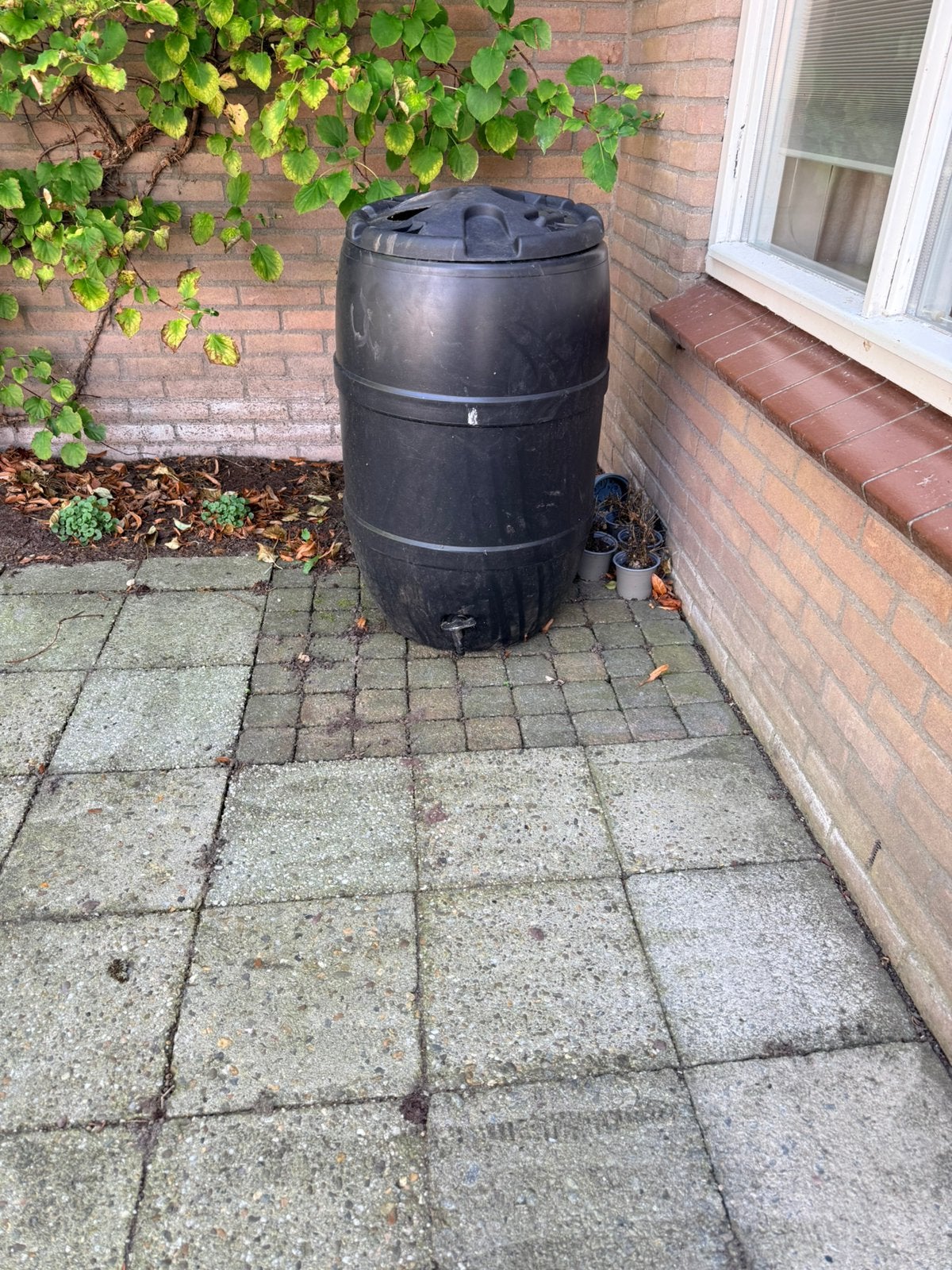 Regenton, Tuin en Terras, Ophalen, Kunststof, Gebruikt, Met kraantje