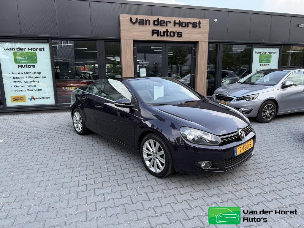 Volkswagen Golf Cabriolet 1.4 TSI DSG airco navi (bj 2012), Auto's, Automaat, Euro 5, Gebruikt, 680 kg