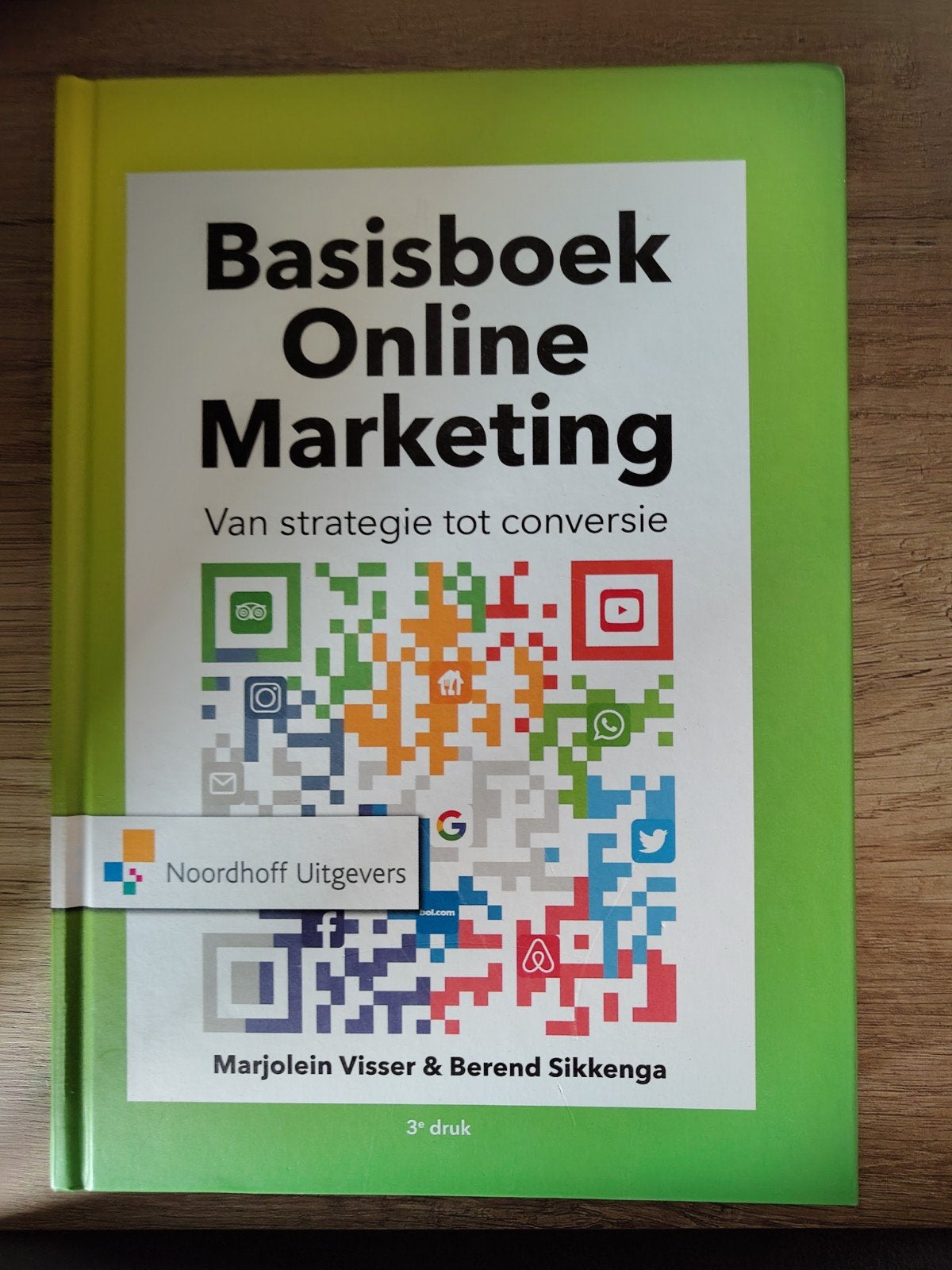 Basisboek Online Marketing -  Visser &  Sikkenga, Boeken, Visser, Zo goed als nieuw, Alpha, HBO
