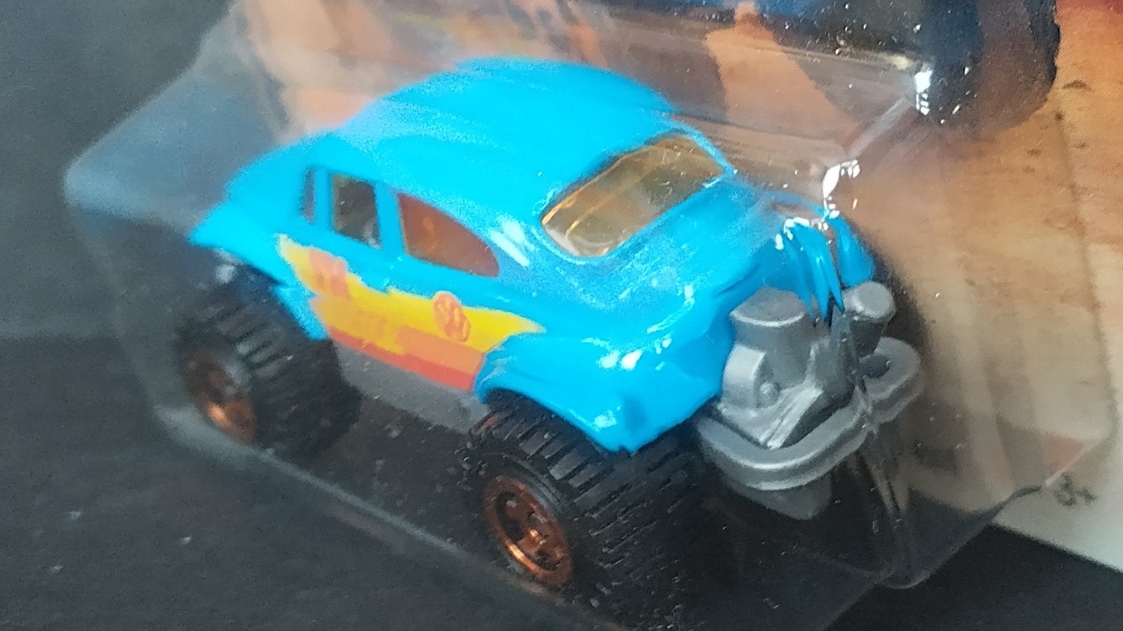 Volkswagen Vw Beetle Baja Bug Blue 1;64 3inch  Matchbox Pol, Auto, Verzenden, ., Nieuw