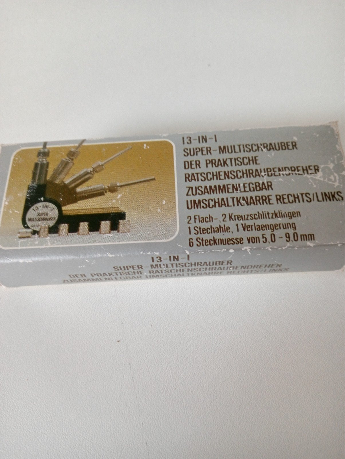 Vintage 13-in-1 Super Multischrauber ratelschroevendraaier, Ophalen of Verzenden, Nieuw