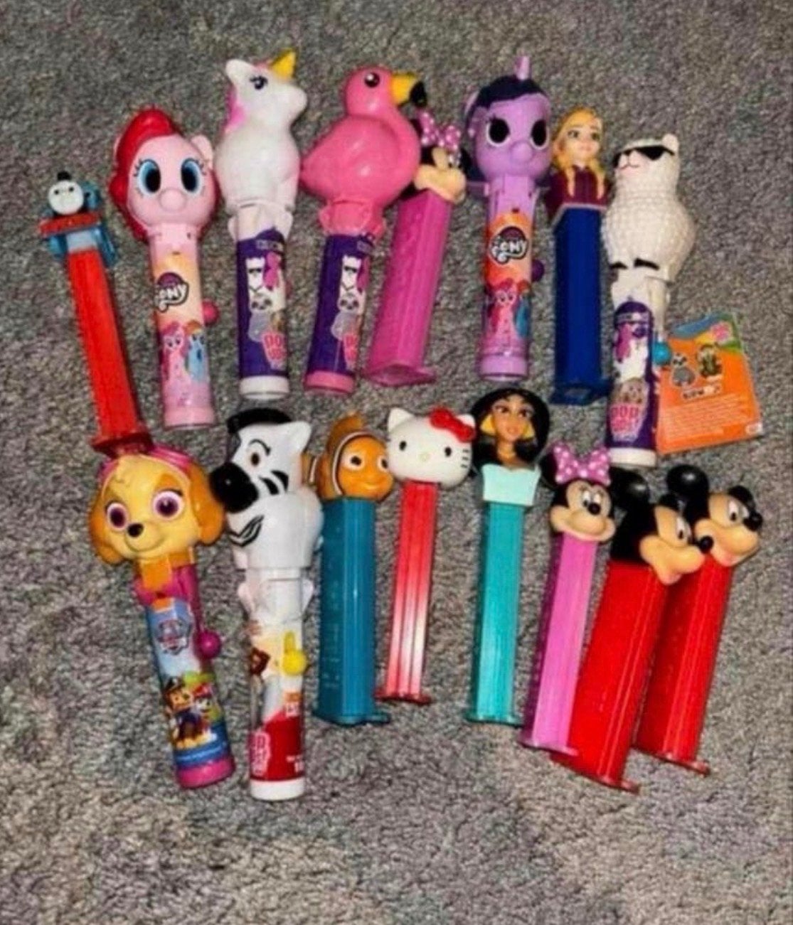 Grote collectie PEZ dispensers - diverse figuren, Ophalen of Verzenden