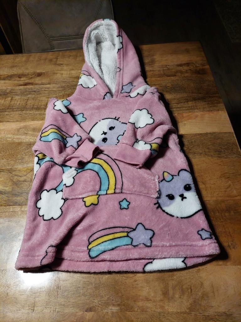 Kiki & Koko Oodie - Roze met Katjes en Regenbogen, Gebruikt, Meisje, Trui of Vest, Ophalen of Verzenden