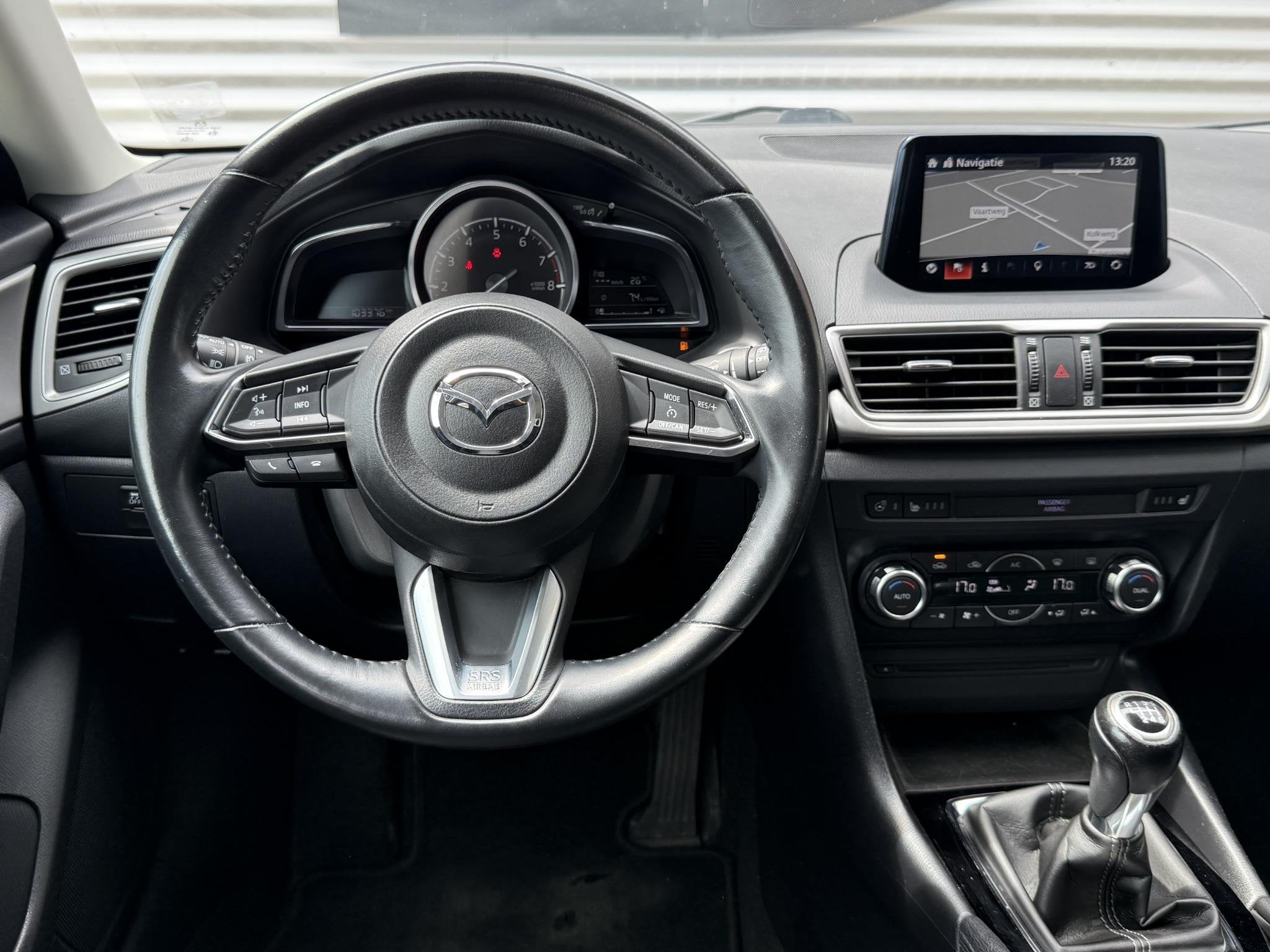 Mazda 3 2.0 SkyActiv-G 120 SkyLease GT 1e Eigenaar|Navi|Came, Auto's, Mazda, Voorwielaandrijving, 1998 cc, Gebruikt, 4 cilinders