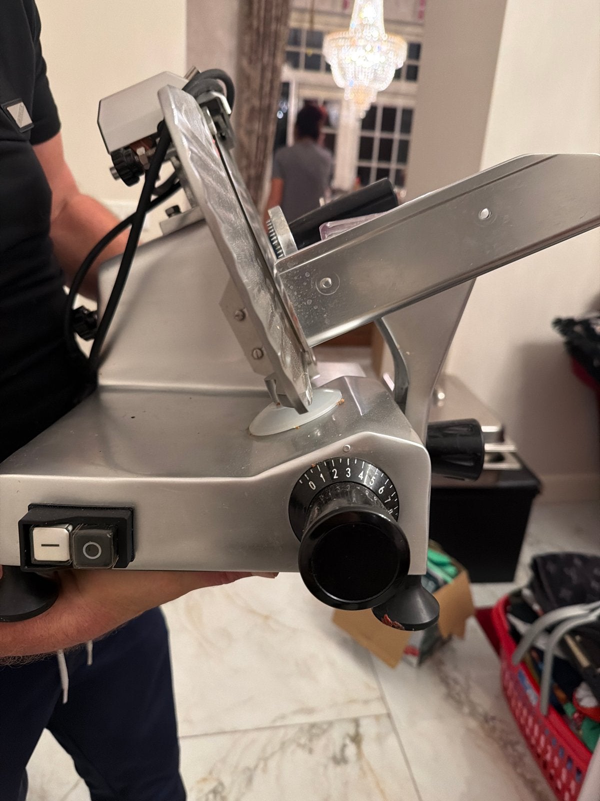 Professionele Vleeswaren Snijmachine HCB, Ophalen of Verzenden, Zo goed als nieuw