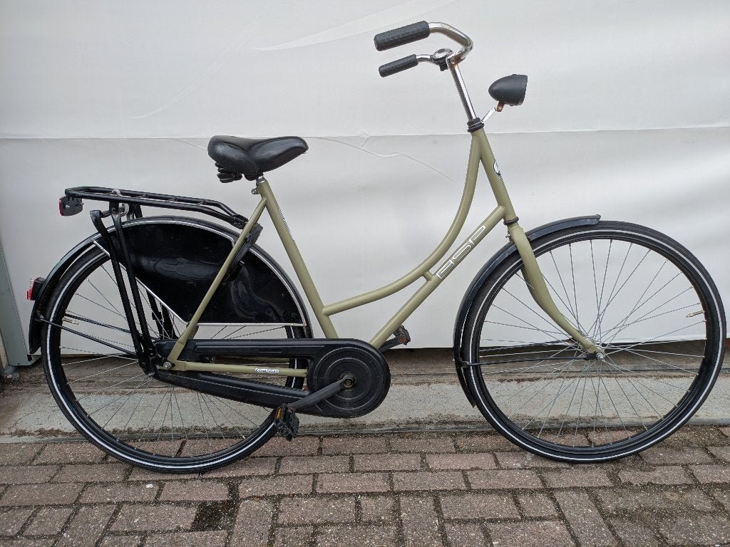 28 inch BSP Omafiets met een terugtraprem., Ophalen, Terugtraprem, Gebruikt, 56 cm of meer