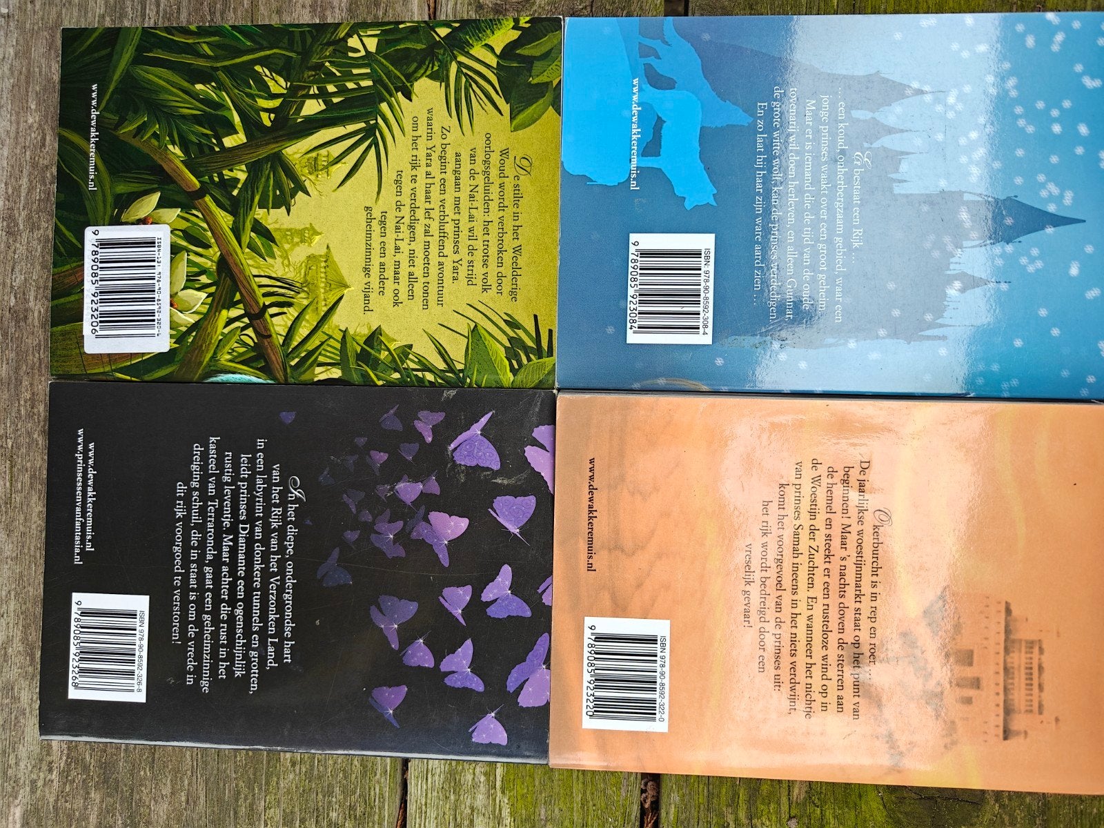5 Boeken van de serie: De prinsessen van Fantasia., Boeken, Ophalen of Verzenden, Gelezen, Fictie algemeen