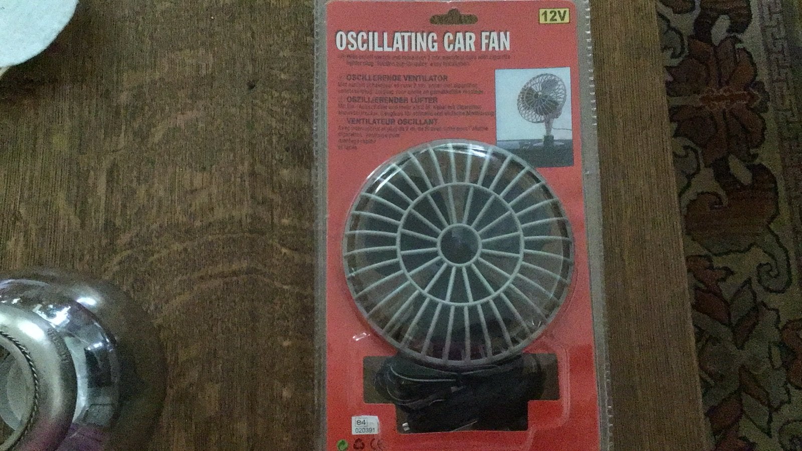 Oscillerende autoventilator 12V, Ophalen of Verzenden, Nieuw