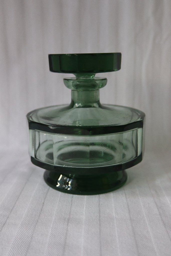 Antiek Art Deco Boheems parfumflesje, Antiek en Kunst, Ophalen of Verzenden