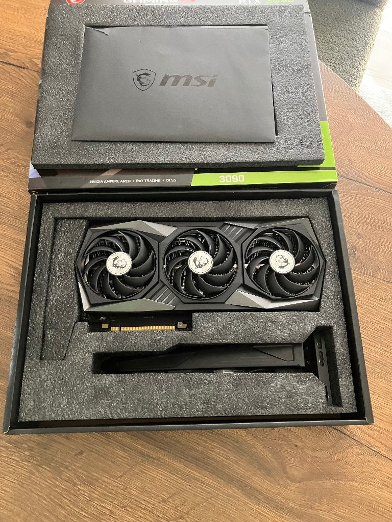 NVIDIA GeForce RTX 3090 MSI Gaming X Trio 24GB videokaart, Computers en Software, Videokaarten, Zo goed als nieuw, Nvidia, PCI-Express 4.0
