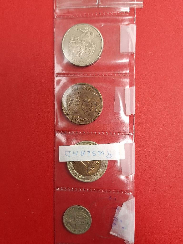 Mooie set Russische en Sovjet munten (USSR) – Diverse jaren, Ophalen of Verzenden, Rusland