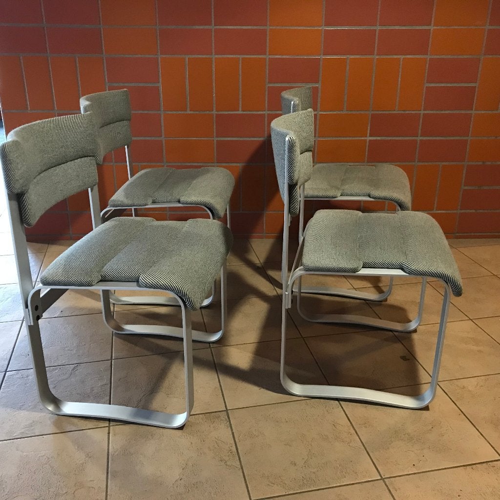 Set 4 Asko  vintage stoelen Pastoe Pierre Mazairac SM0301, Ophalen, Gebruikt, Twee, Nvt