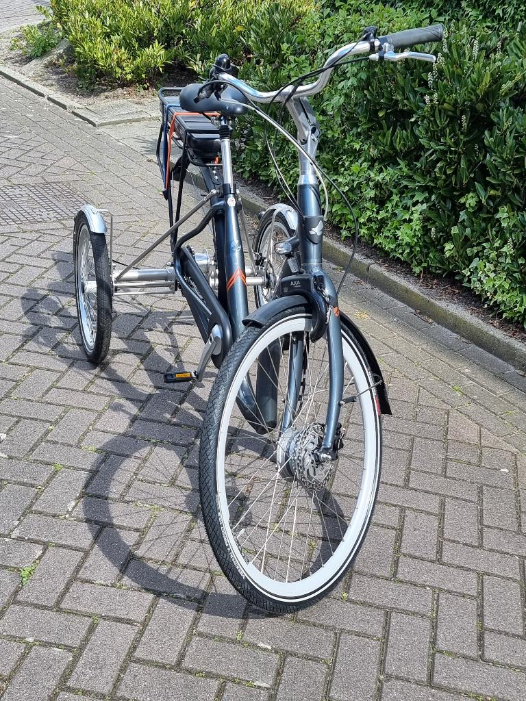 Elektrische Fiets driewieler, Fietsen en Brommers, Ophalen, Zo goed als nieuw, Schijfrem, Stella