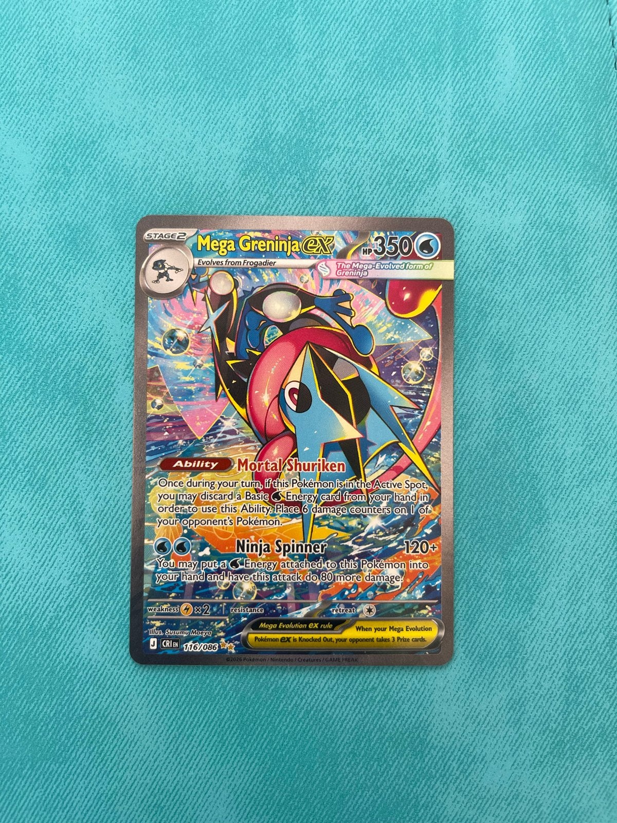 Greninja SIR Chaos Rising 116/86 - PSA 10 contender, Hobby en Vrije tijd, Verzamelkaartspellen | Pokémon, Ophalen of Verzenden