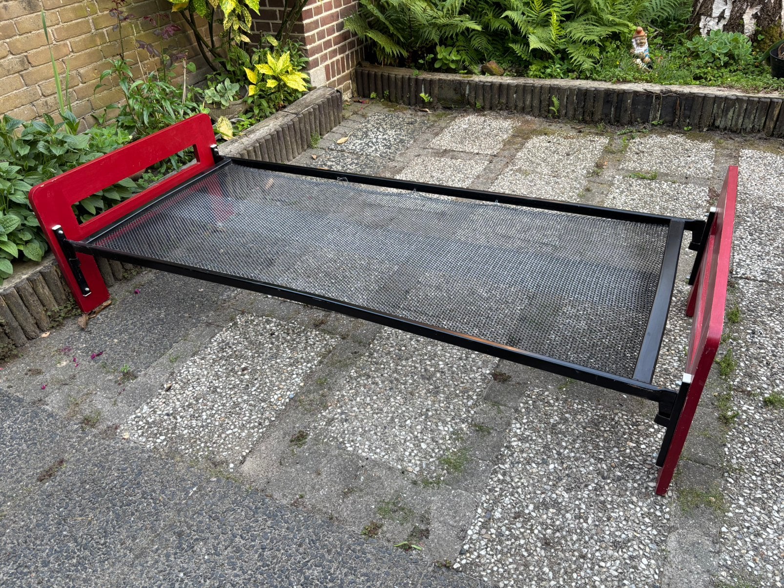 Bed 80x200 incl nachtkastje, Ophalen, Gebruikt, Hout