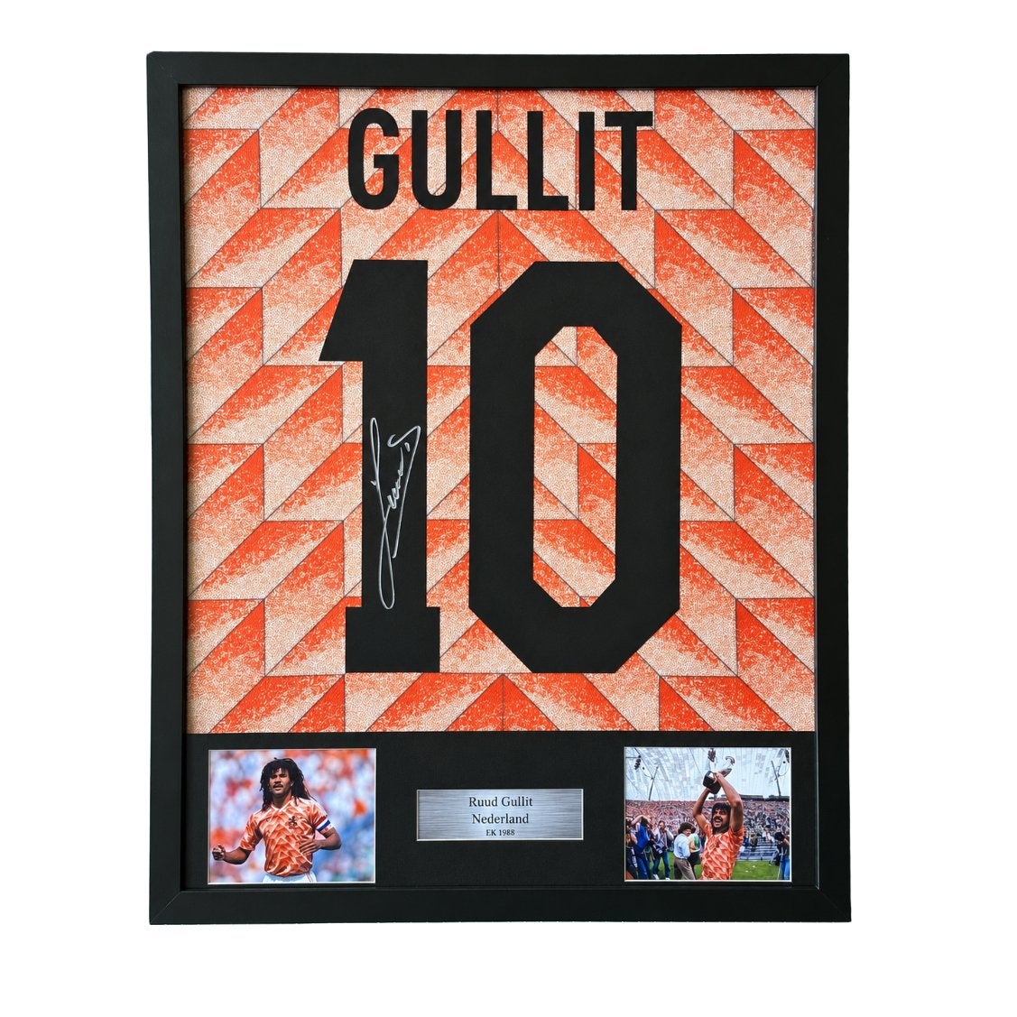 Ruud Gullit gesigneerd Nederland EK 1988 thuisshirt, Shirt, Verzenden, Overige binnenlandse clubs, 1695 CX, 28