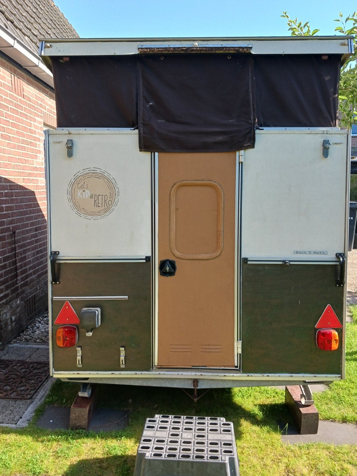 Kip KK300 hefdak caravan met voortent bj 1982, Kip, Luifel, Particulier, 500 - 750 kg