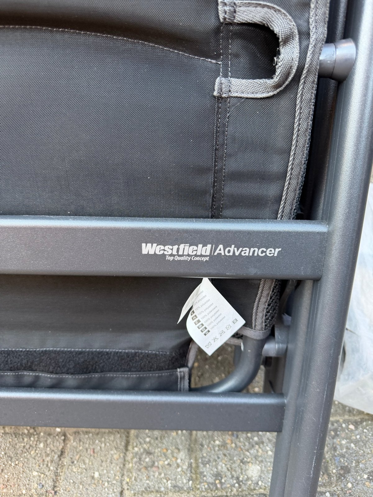 Westfield Advancer campingstoelen en Crespo campingtafel, Caravans en Kamperen, Ophalen, Zo goed als nieuw, Campingstoel