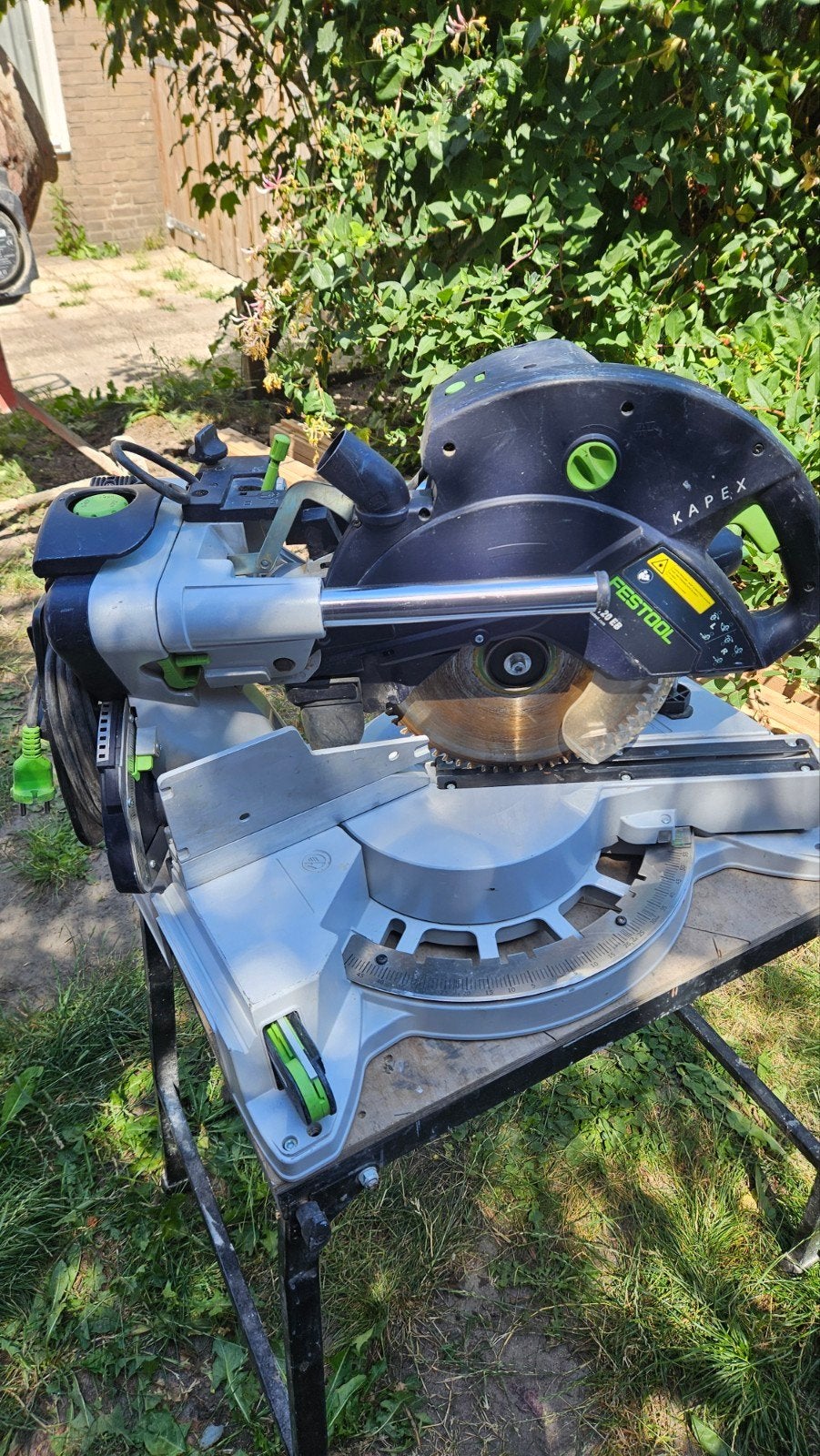 Festool Kapex KS 120 EB Afkortzaag - Gebruikt, Ophalen, Gebruikt, 70 mm of meer, Afkortzaag