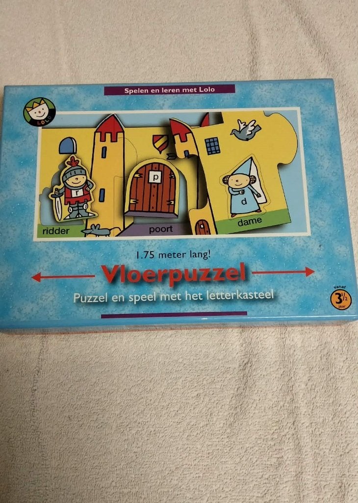 Vloerpuzzel / puzzel letterkasteel Zwijsen / speelgoed, Kinderen en Baby's, Speelgoed | Kinderpuzzels, Ophalen of Verzenden, 10 tot 50 stukjes