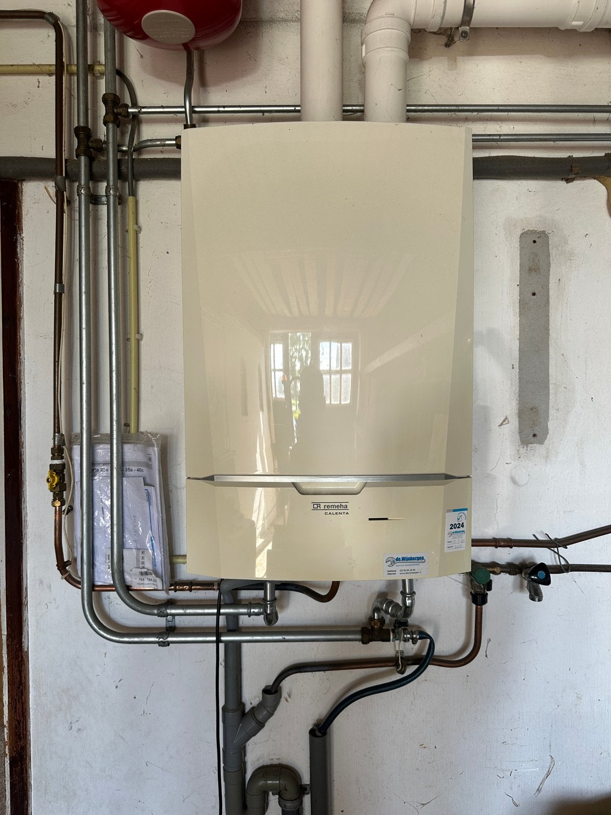 Remeha Calenta CW5 Gasketel - Perfecte staat, 30 tot 80 cm, Hoog rendement (Hr), Cv-ketel of Combi-ketel, Minder dan 60 cm